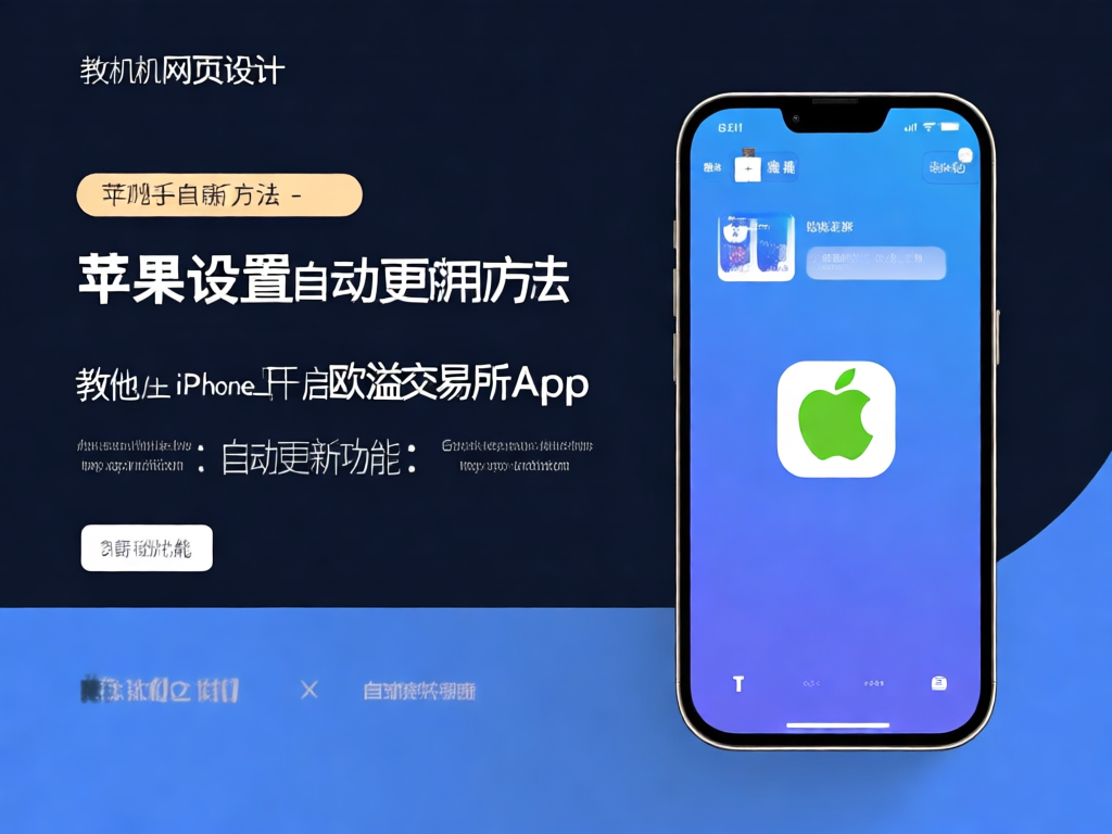 iPhone应用自动更新设置示意图